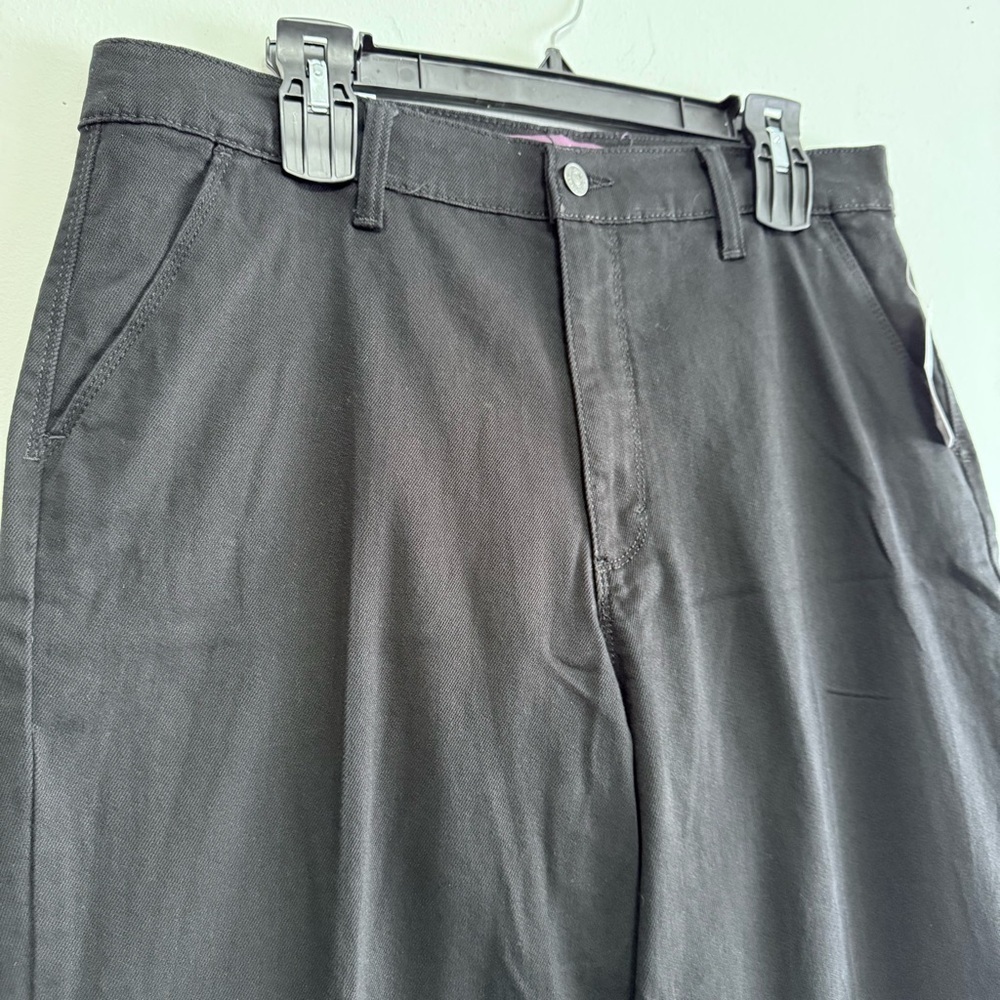Gloria Vanderbilt Black Wide Leg Jean Trousers - Picture 4 of 8